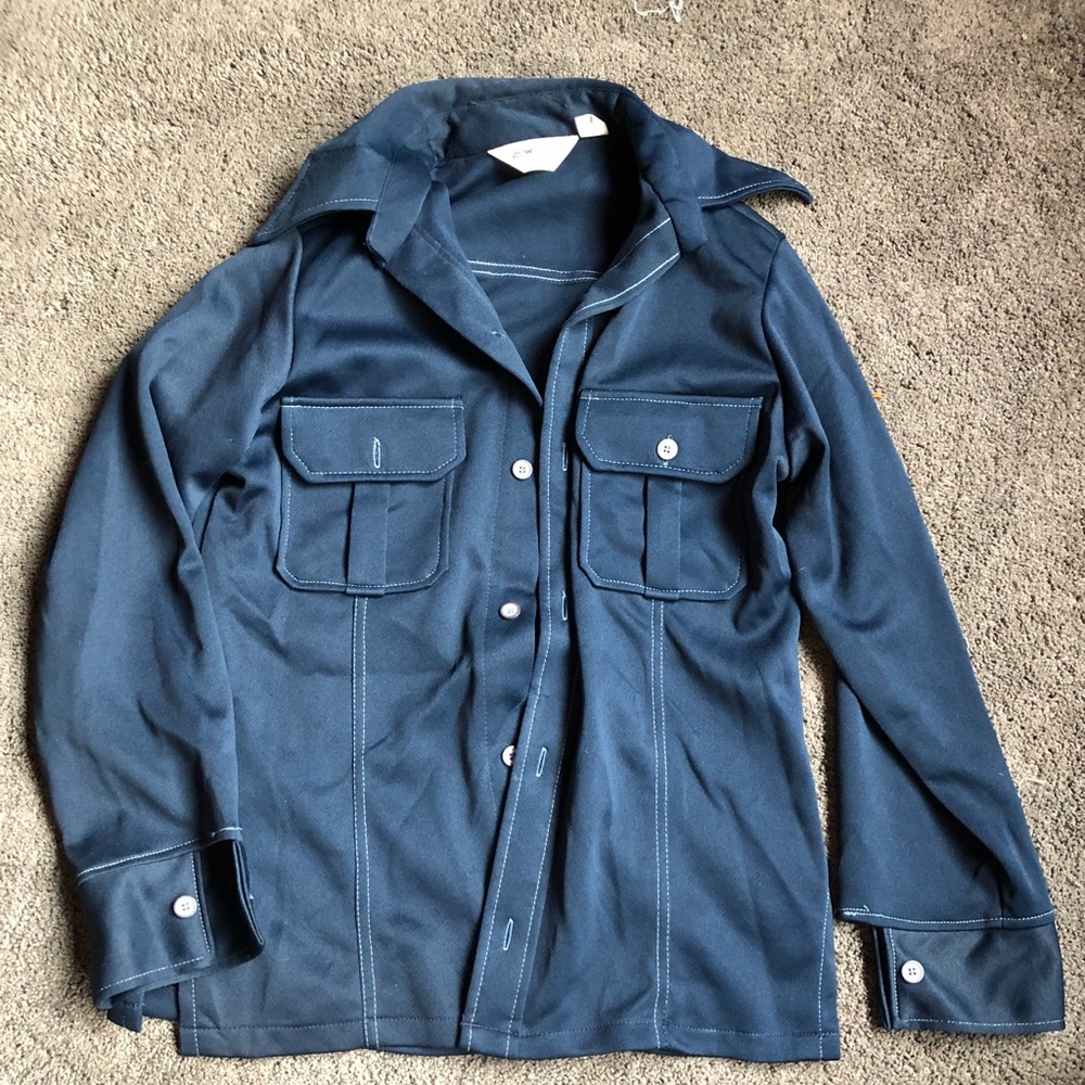 Vintage polyester Wrangler shirt